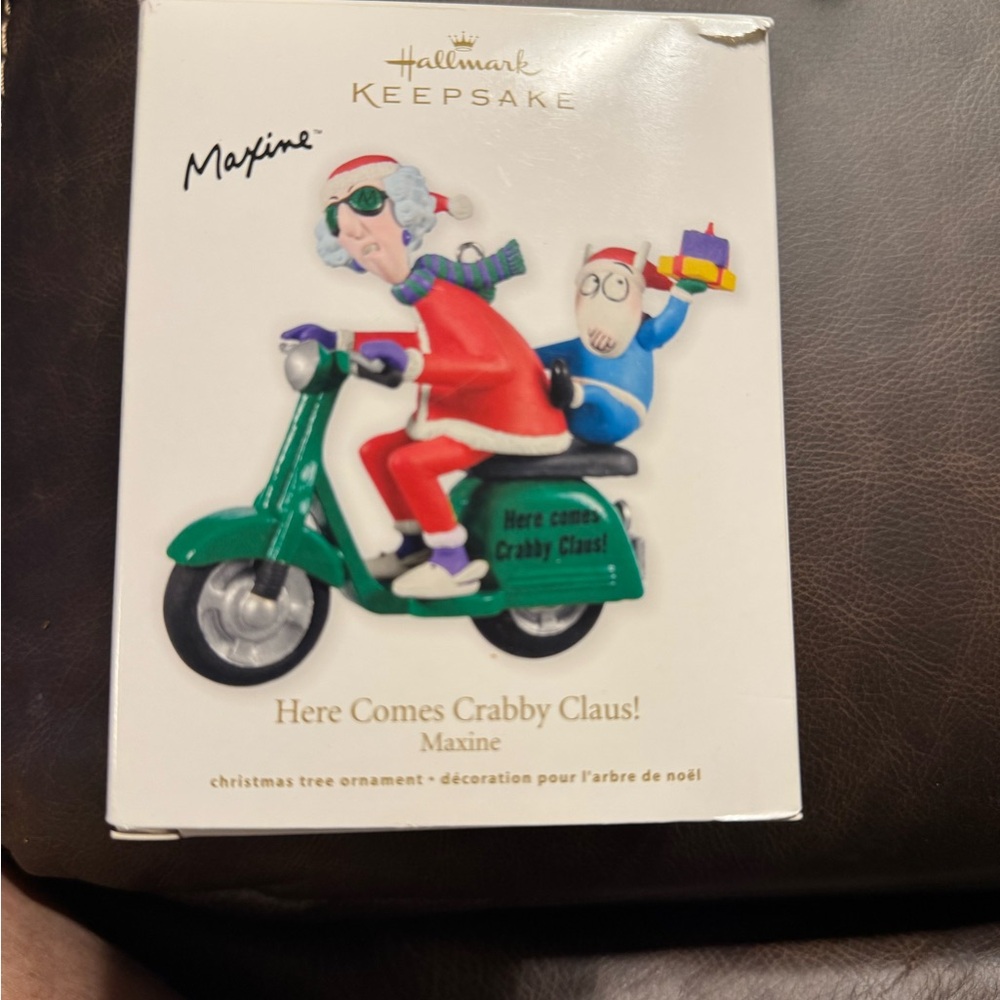 Hallmark Maxine Crabby Claus Ornament Box 2011